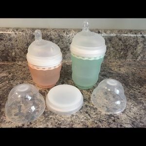 Ola baby bottles w/snack lid